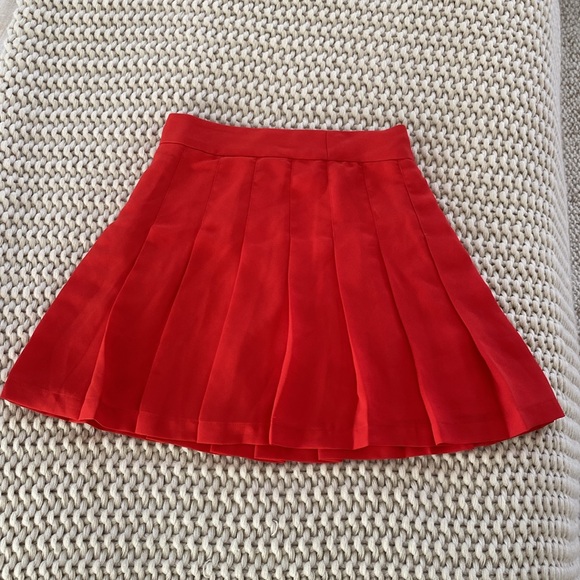 Red Mini Skirt - Picture 2 of 2